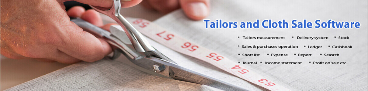 Tailors and Cloth Sale Software